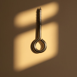 Шуруп кольцо 6х60 для крепления сетки