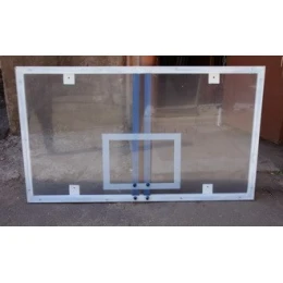 Щит баскетбольный игровой из оргстекла 1800х1050мм, на раме