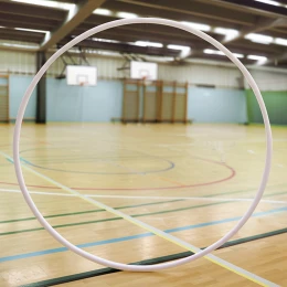 Обруч гимнастический 80см белый