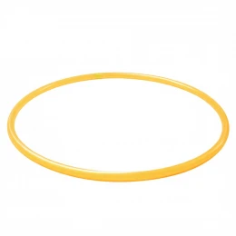 Обруч пластиковый широкий 80см неон