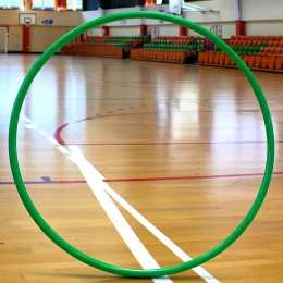 Обруч пластиковый детский 55см широкий