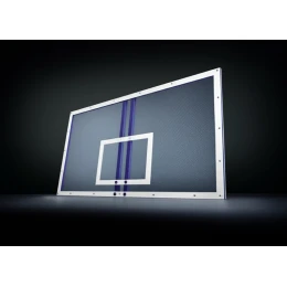 Щит баскетбольный оргстекло 15мм 1800х1050мм, игровой, на раме