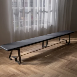 Скамья гимнастическая мягкая 3,0м, ножки металлические 